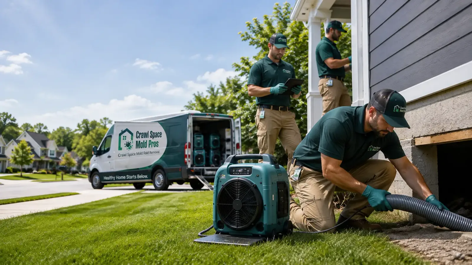 Crawl Space Mold Removal in Houston, TX